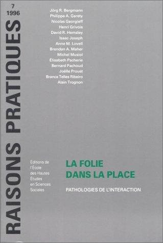 Couverture : La folie dans la place