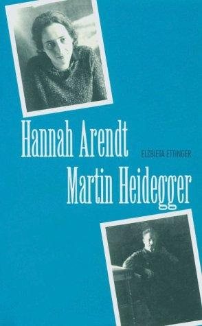 Couverture : Hannah Arendt/Martin Heidegger