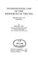 Couverture : International law of the resources of the sea