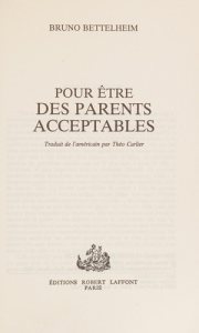 Couverture : Pour être des parents acceptables