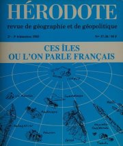 Couverture : La géographie, ça sert, d'abord, à faire la guerre