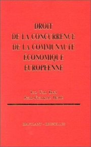 Couverture : Droit de la concurrence de la Communauté Economique Européenne