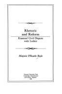 Couverture : Rhetoric and reform