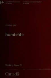 Couverture : Homicide.