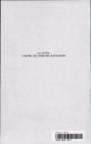 Couverture : La lutte contre les insectes ravageurs