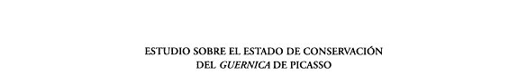 Couverture : Estudio sobre el estado de conservación del Guernica de Picasso.