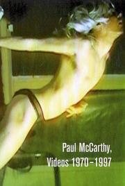 Couverture : Paul McCarthy