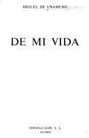 Couverture : De mi vida
