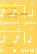 Couverture : Accent and metre in French