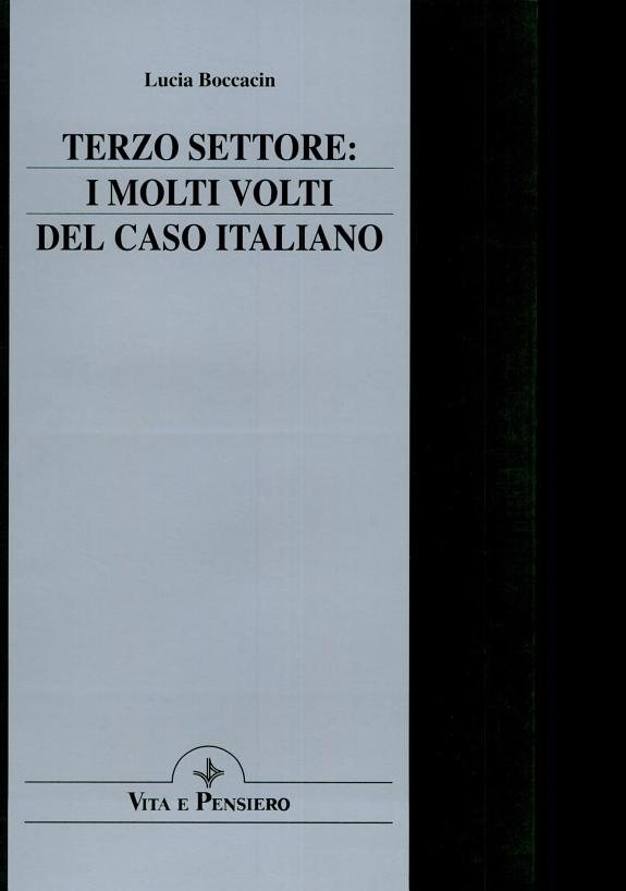 Couverture : Terzo settore