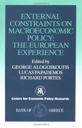 Couverture : External constraints on macroeconomic policy