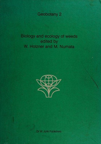 Couverture : Biology and ecology of weeds