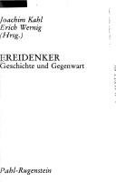 Couverture : Freidenker