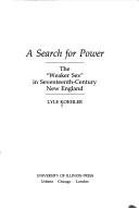 Couverture : A search for power