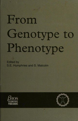 Couverture : From genotype to phenotype