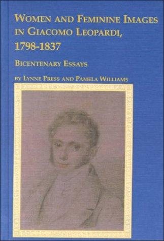 Couverture : Women and feminine images in Giacomo Leopardi, 1798-1837