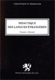 Couverture : Didactique des langues étrangères