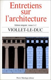 Couverture : Entretiens sur l'architecture