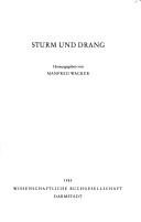 Couverture : Sturm und Drang