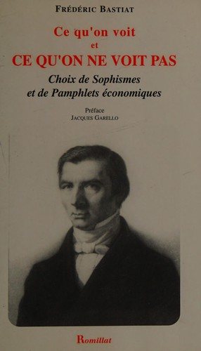 Couverture : Ce qu'on voit et ce qu'on ne voit pas