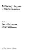 Couverture : Monetary regime transformations