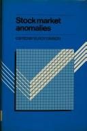 Couverture : Stock market anomalies