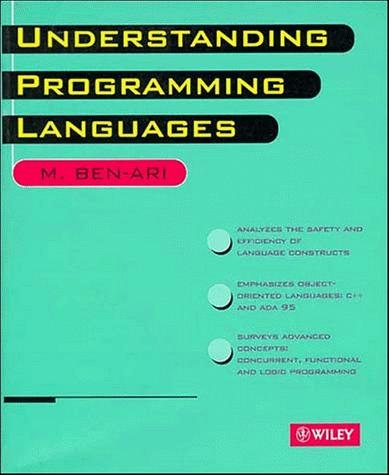 Couverture : Understanding programming languages