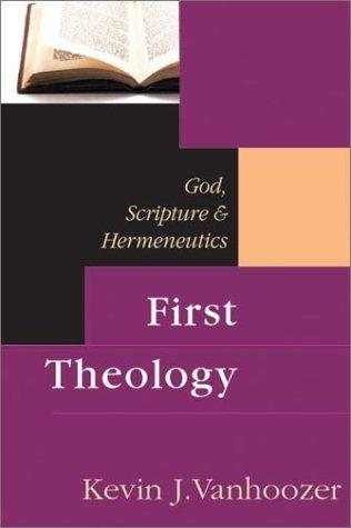 Couverture : First Theology