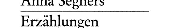 Couverture : Erzählungen