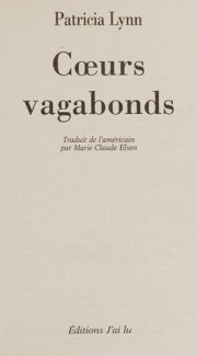 Couverture : Coeurs vagabonds