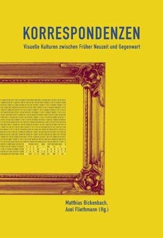 Couverture : Korrespondenzen