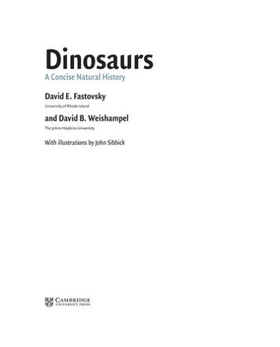 Couverture : Dinosaurs