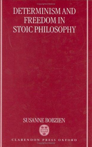 Couverture : Determinism and freedom in stoic philosophy