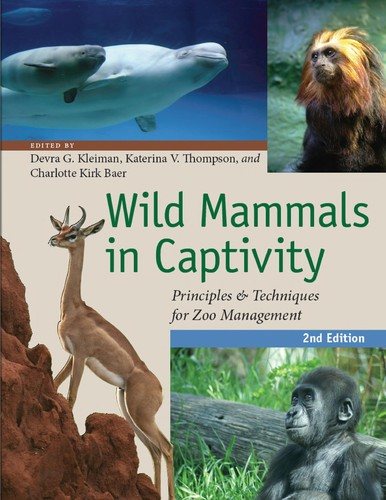 Couverture : Wild mammals in captivity