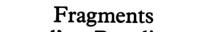 Couverture : Fragments d'un paradis: (Les Anges)