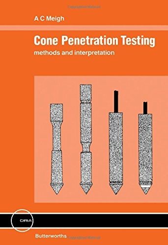 Couverture : Cone penetration testing