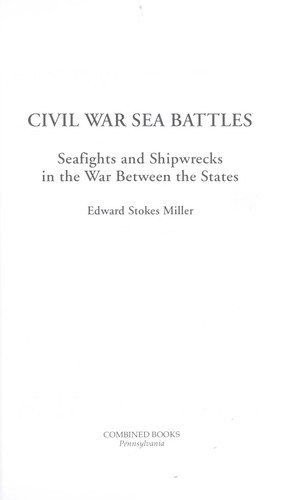 Couverture : Civil War sea battles