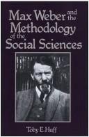 Couverture : Max Weber and the methodology of the social sciences