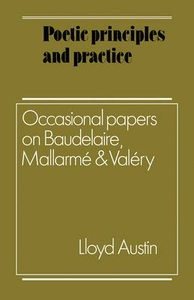 Couverture : Poetic principles and practice