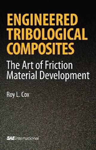 Couverture : Engineered tribological composites