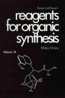 Couverture : Reagents for organic synthesis