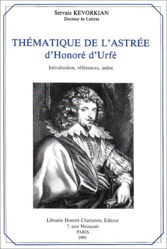 Couverture : Thématique de l'Astrée d'Honoré d'Urfé