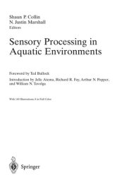 Couverture : Sensory processing in aquatic environments