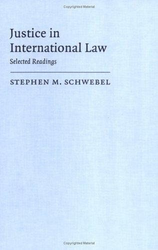 Couverture : Justice in international law