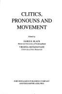 Couverture : Clitics, pronouns and movement