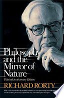Couverture : Philosophy and the Mirror of Nature
