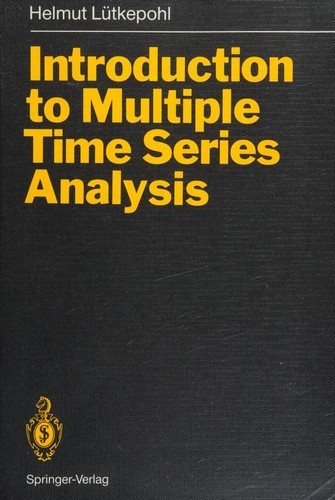 Couverture : Introduction to multiple time series analysis