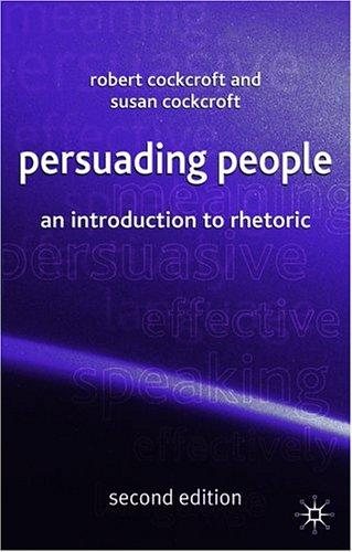Couverture : Persuading People