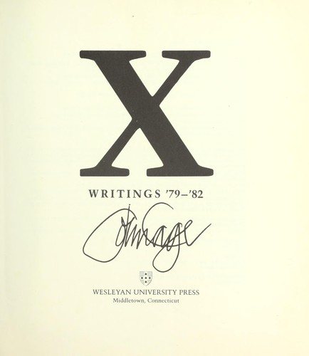 Couverture : X