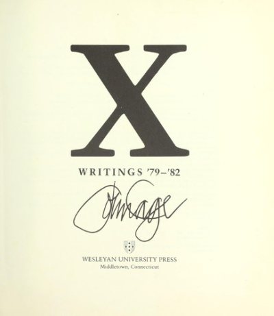 Couverture : X